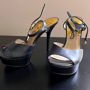 Michael Kors Shoes/ Platform Open Toe Stiletto/ Color: Black/ Size: 7